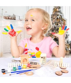 Ulikey Zestaw Miniaturowych Ozdób Choinkowych - Idealne do DIY!