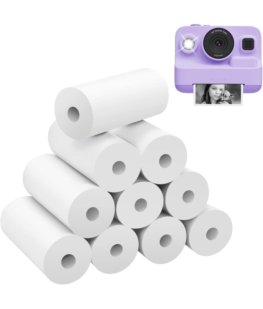 Papier Termiczny Rolki do Aparatów Bteng Zestaw 10 Rolek bez BPA 650 Zdjęć