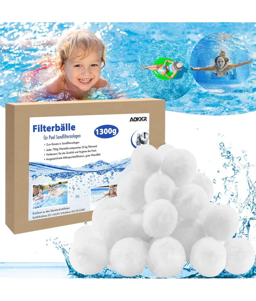 Kulki Filtracyjne do Basenu Pomp Piaskowych Wkład do Pompy Basenowej 1300G