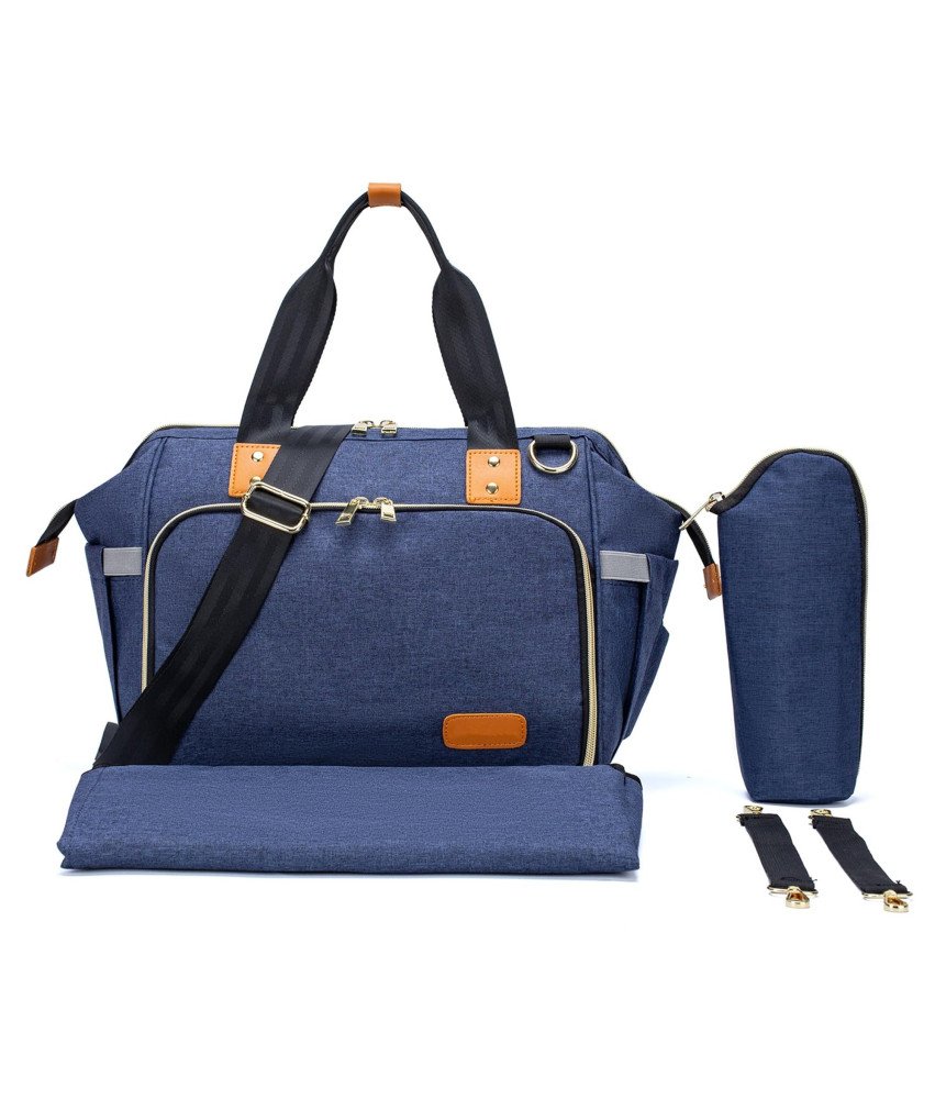 Torba do Przewijania Niemowląt Przewijak Podróżna Uniwersalna Niebieska