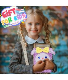 Notatnik Tajny Dzienniczek Dla Dzieci z Kluczem 160 Stron Pluszowy Różowy