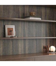 Samoprzylepna Okleina Tapeta do Mebli i Blatów Ciemne Drewno 40x300 cm