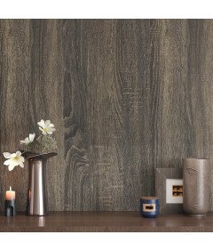 Samoprzylepna Okleina Tapeta do Mebli i Blatów Ciemne Drewno 40x300 cm