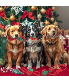 Zestaw Zabawek Dla Psa 7 Elementów Gryzaki Sznurki do Pielęgnacji Zębów