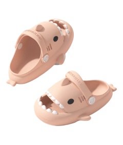 Dziecięce Klapki Kapcie Basenowe Antypoślizgowe Rekinki Różowe 35/36 EU