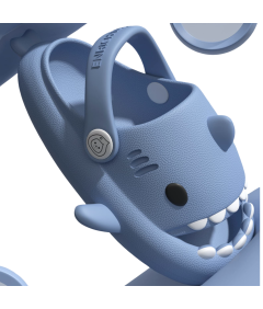 Dziecięce Klapki Kapcie Basenowe Antypoślizgowe Rekinki Niebieskie 32/33 EU