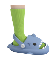 Dziecięce Klapki Kapcie Basenowe Antypoślizgowe Rekinki Niebieskie 32/33 EU