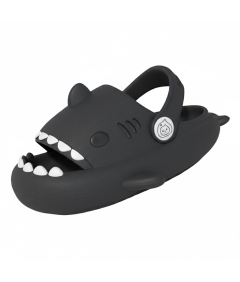 Dziecięce Klapki Kapcie Basenowe Antypoślizgowe Rekinki Czarne 32/33 EU