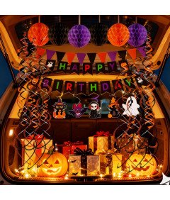 Zestaw Dekoracji na Imprezę Halloween Girlanda Duch Dynia 21 Elementów