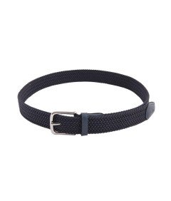 Pasek do Spodni Pleciony Rozciągliwy Elastyczny Unisex Granatowy 105 cm