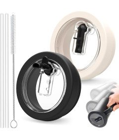 Akcesoria do Kubka Stanley 2x Słomki 2x Pokrywki Do Kubków 1200 ml Szczelne