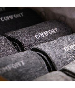 Occulto Skarpety Męskie Zestaw 10 Par Skarpetki Bawełniane Czarne 43-46