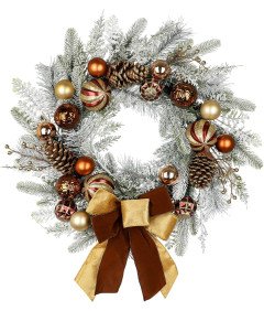 Wianek Wieniec Bożonarodzeniowy Świąteczny Dekoracja Stroik na Drzwi Święta