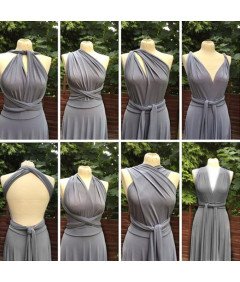 Sukienka Damska Elegancka Długa Maxi Suknia dla Druhen Wieczorowa Beżowa S