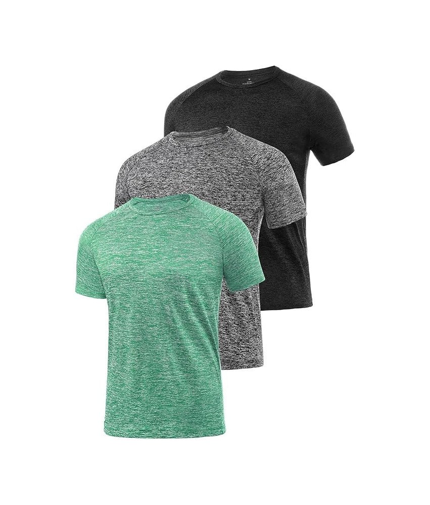 Koszulka Męska Sportowa Zestaw 3 Sztuki Koszulki Treningowe na Siłownię M