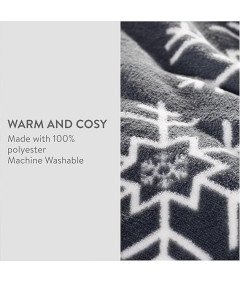 Kocobluza Koc Bluza z Kapturem i Kieszenią Polarowa Sherpa Unisex Szara XL