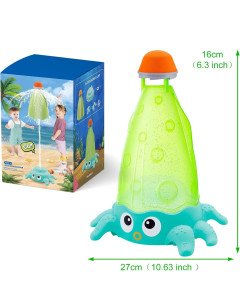 Babyhelen Vodna raketa v obliki hobotnice Zelena 27 x 16 cm