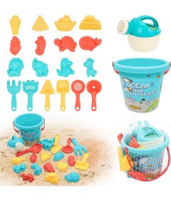 Zestaw Zabawek Plażowych 20 Elementów Zabawki Dla Dzieci do Piaskownicy