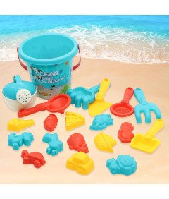 Zestaw Zabawek Plażowych 20 Elementów Zabawki Dla Dzieci do Piaskownicy