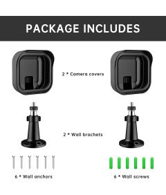 Uchywty do Kamer Zewnętrznych Blink Regulowane 360° Obudowy Zestaw 2 Sztuki