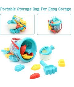 Zestaw Zabawek Plażowych 20 Elementów Zabawki Dla Dzieci do Piaskownicy