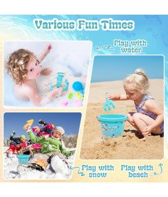 Zestaw Zabawek Plażowych 20 Elementów Zabawki Dla Dzieci do Piaskownicy