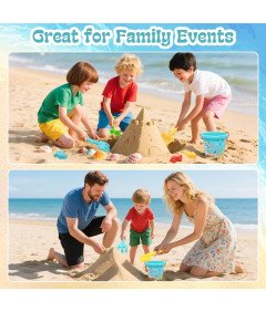 Zestaw Zabawek Plażowych 20 Elementów Zabawki Dla Dzieci do Piaskownicy