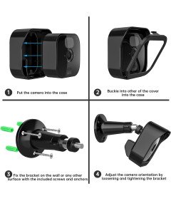 Uchywty do Kamer Zewnętrznych Blink Regulowane 360° Obudowy Zestaw 2 Sztuki