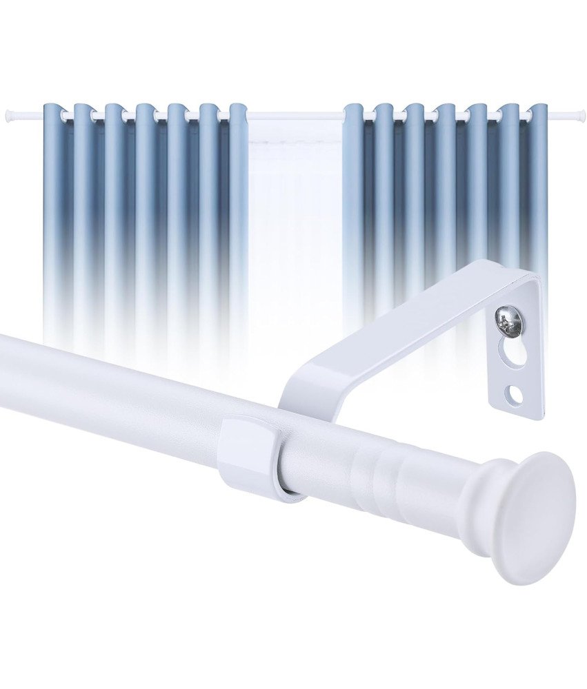 Harrms Matt White 76-188 cm Vodoodporna palica za zavese