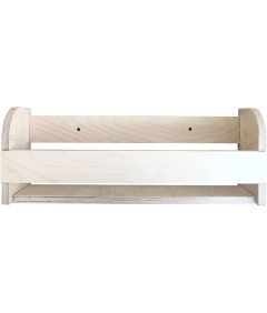 Półka Ścienna Montessori Regał do Przechowywania Komiksów 40x15cm Drewniana