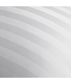 Poszewki na Poduszki Zestaw 2 Sztuki 65x65 cm z Satynowymi Paskami Białe