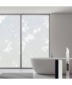 Folia Okienna Samoprzylepna Matowa PVC Prywatyzująca UV Białe 90 x 200 cm