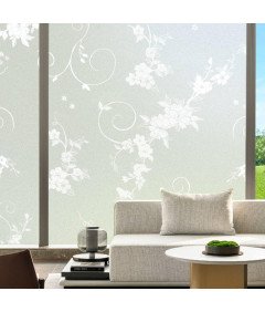 Folia Okienna Samoprzylepna Matowa PVC Prywatyzująca UV Białe 90 x 200 cm