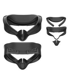 Nakładka Osłona na Twarz do VR z Pianką Kompatybilne z Meta Quest 3S Czarna