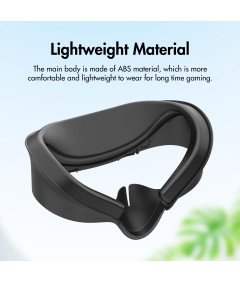 Nakładka Osłona na Twarz do VR z Pianką Kompatybilne z Meta Quest 3S Czarna