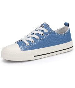 Dziecięce Trampki Buty Płócienne Halówki Tenisówki do Szkoły Niebieskie 38