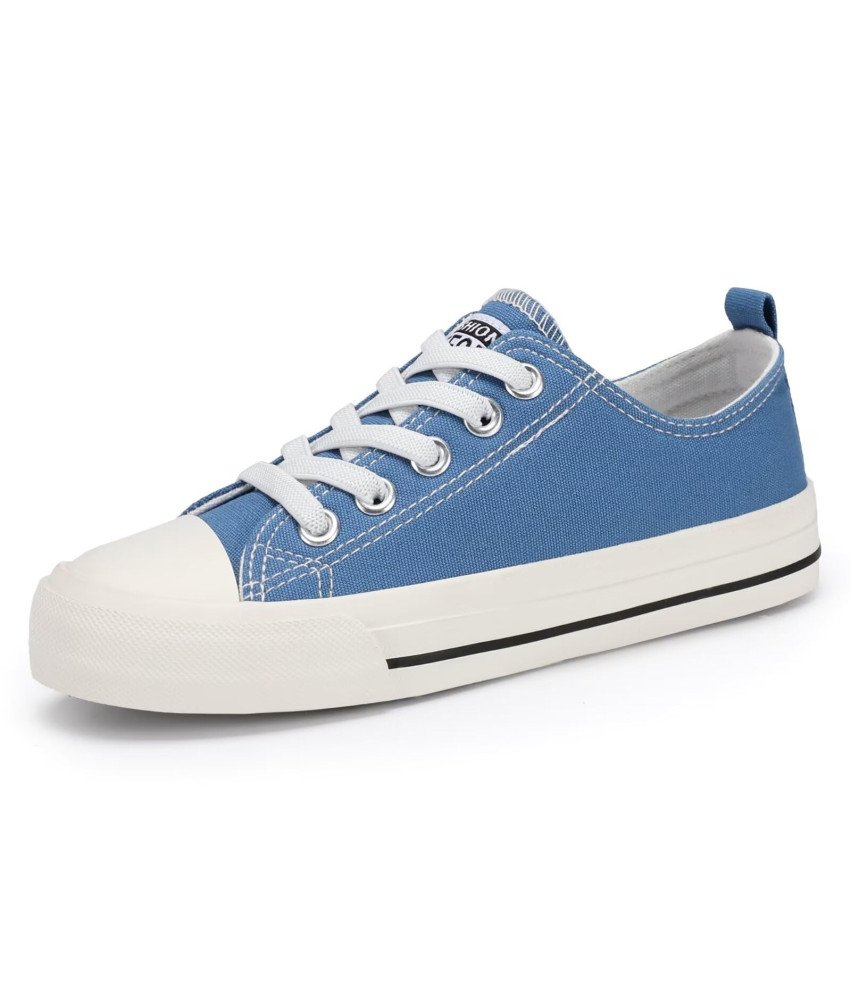 Buty Trampki Tenisówki Płócienne Casual Sportowe Unisex Niebieskie 32 EU