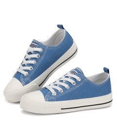 Buty Trampki Tenisówki Płócienne Casual Sportowe Unisex Niebieskie 32 EU