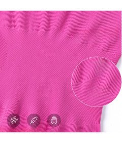 Damskie Body na Ramiączka Modelujące Basic Casual Treningowe Różowe L