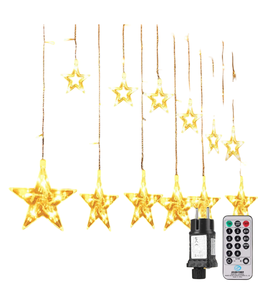 Łańcuch Świetlny LED Boże Narodzenie Girlanda Świąteczna 8 Trybów 3,5m