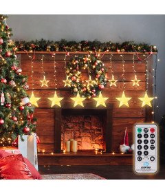 Łańcuch Świetlny LED Boże Narodzenie Girlanda Świąteczna 8 Trybów 3,5m