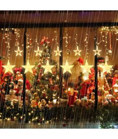 Łańcuch Świetlny LED Boże Narodzenie Girlanda Świąteczna 8 Trybów 3,5m