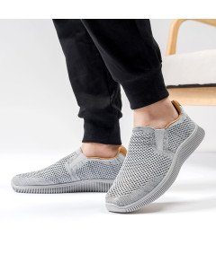 Męskie Buty Wsuwane do Biegania Ćwiczeń Sportowe Treningowe Szare 40 EU