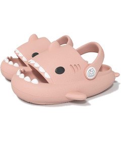 Dziecięce Klapki Antypoślizgowe Letnie Basen Plaża Rekin Różowe 28/29 EU