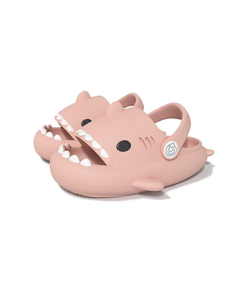 Dziecięce Klapki Antypoślizgowe Letnie Basen Plaża Rekin Różowe 28/29 EU