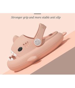 Dziecięce Klapki Antypoślizgowe Letnie Basen Plaża Rekin Różowe 28/29 EU