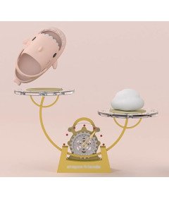 Dziecięce Klapki Antypoślizgowe Letnie Basen Plaża Rekin Różowe 28/29 EU