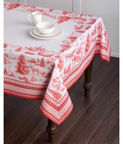 Bombažni namizni prt 160x220 cm za namizne dekoracije za zabave in praznike