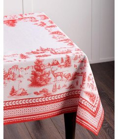 Bombažni namizni prt 160x220 cm za namizne dekoracije za zabave in praznike