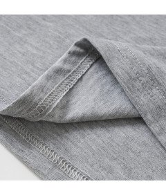 Damska Piżama Komplet Spodnie Koszulka Długi Rękaw Koty Szara Niebieska L